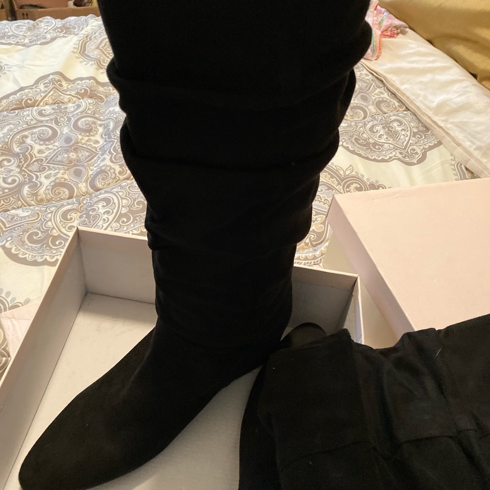 Wedge Scrunch Boot